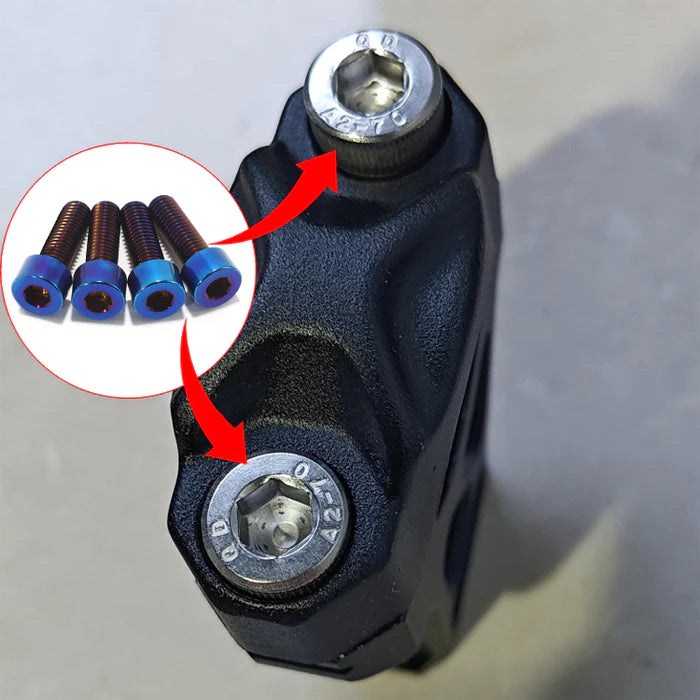 surron ultra bee handle bar titanium (set of 4)